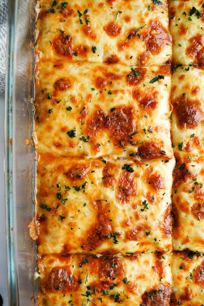 Lasagna de calabaza espagueti baja en carbohidratos | saborinspirado.com