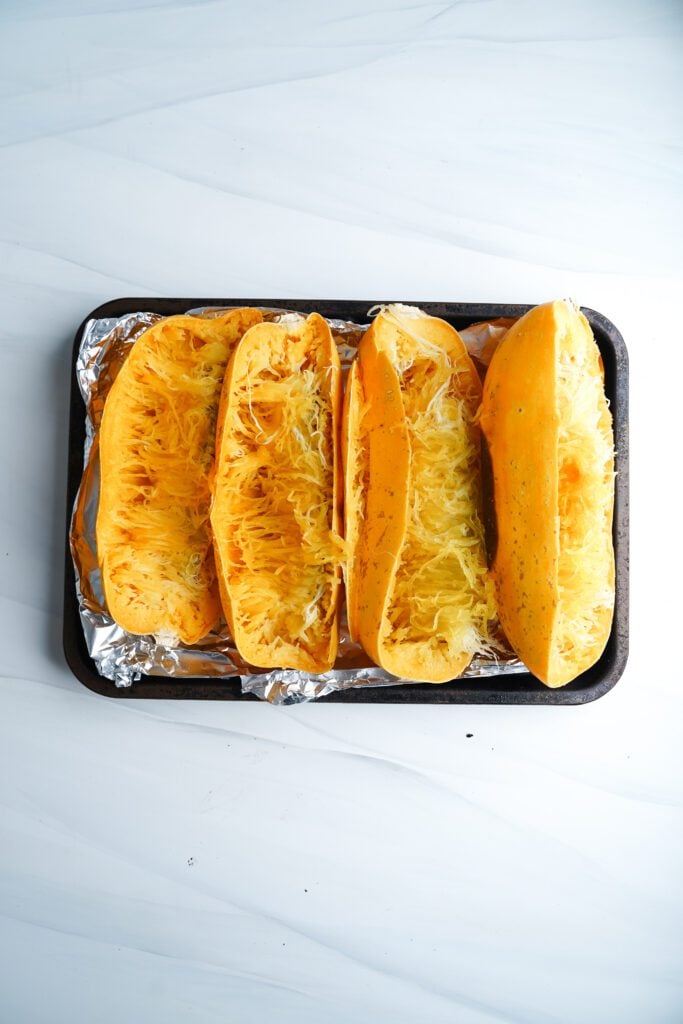 Lasagna de calabaza espagueti | saborinspirado.com