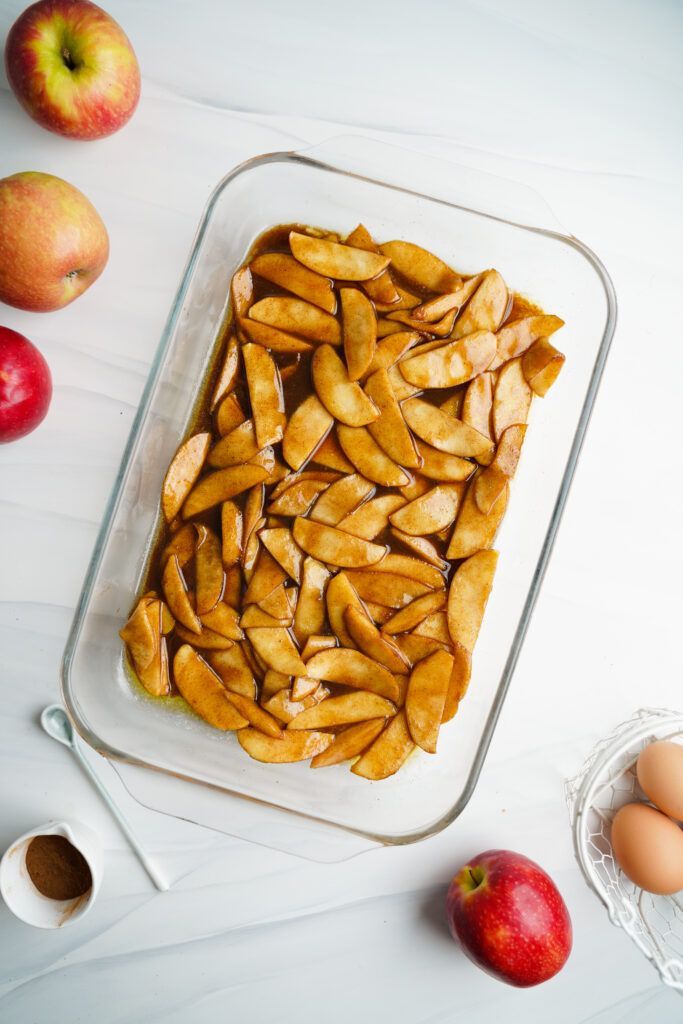 Rodajas de manzanas caramelizadas | saborinspirado.com