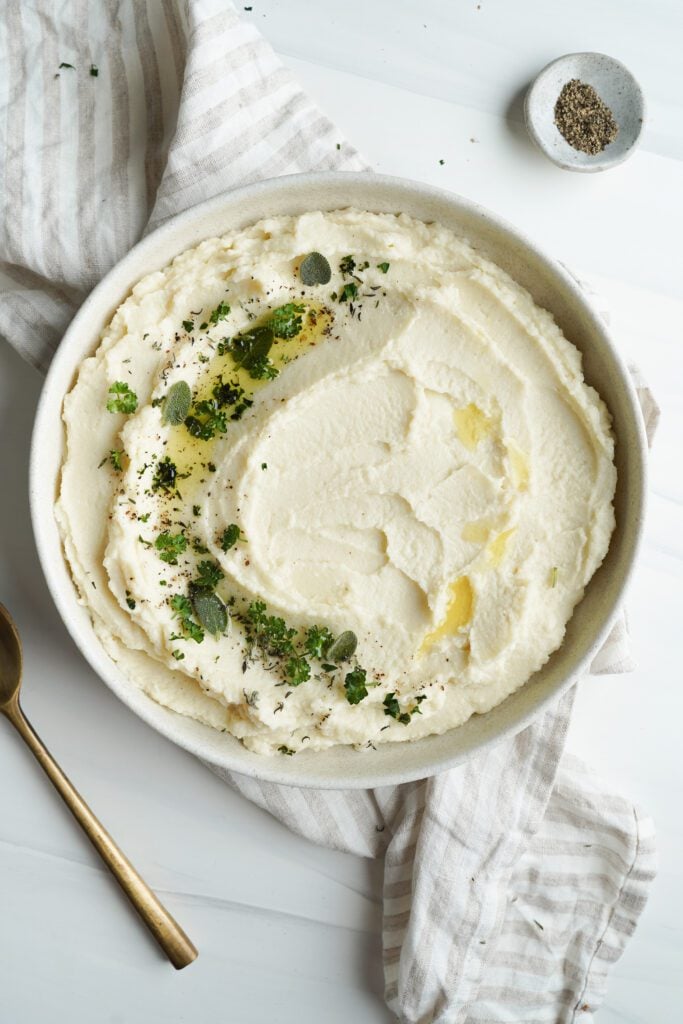 Puré de coliflor mantecoso | saborinspirado.com