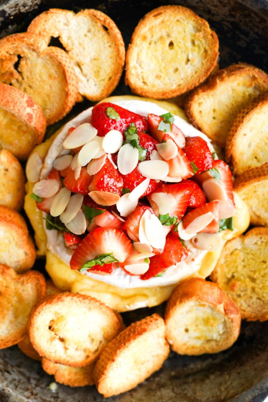 Brie al Horno con Fresas