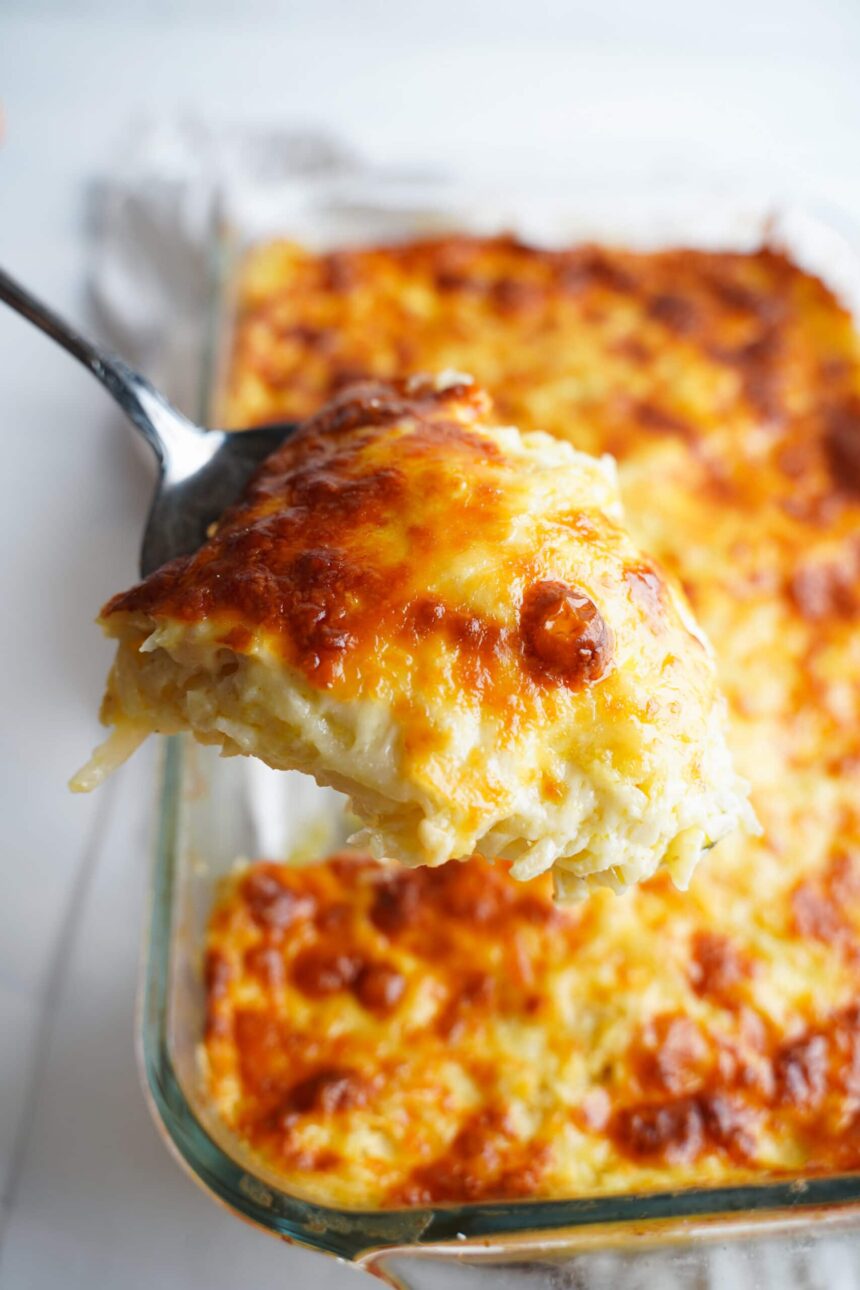 Cazuela de Patatas Hashbrown Fácil
