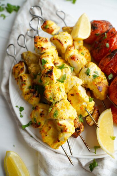 Kebabs de Pollo Joojeh Persas