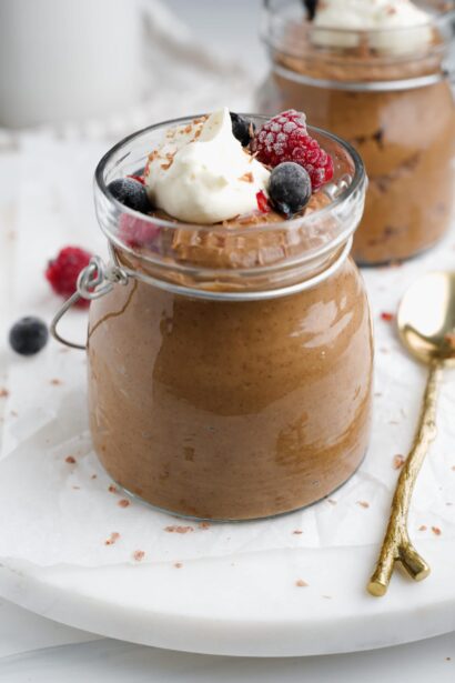Mousse de Chocolate y Aguacate Fácil