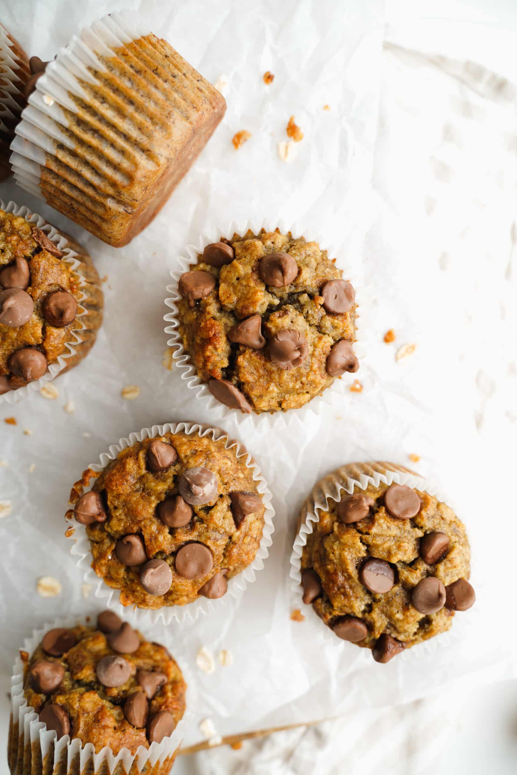 Muffins de chispas de chocolate | saborinspirado.com