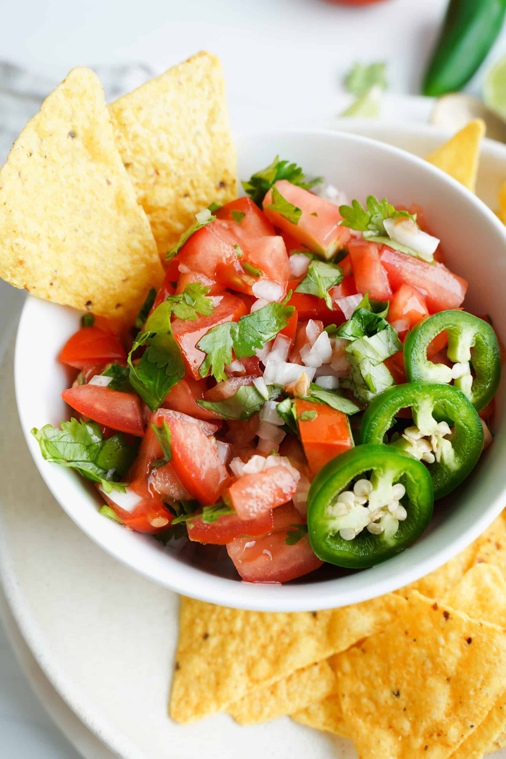 Receta de Pico De Gallo Casero | saborinspirado.com
