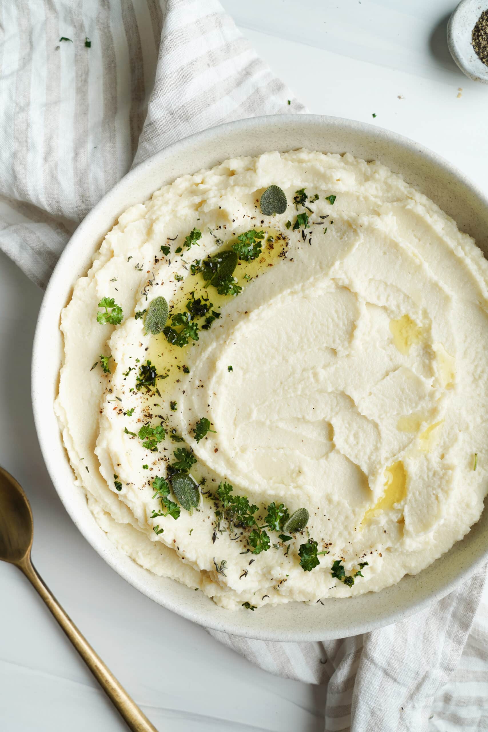 Puré de coliflor mantecoso | saborinspirado.com