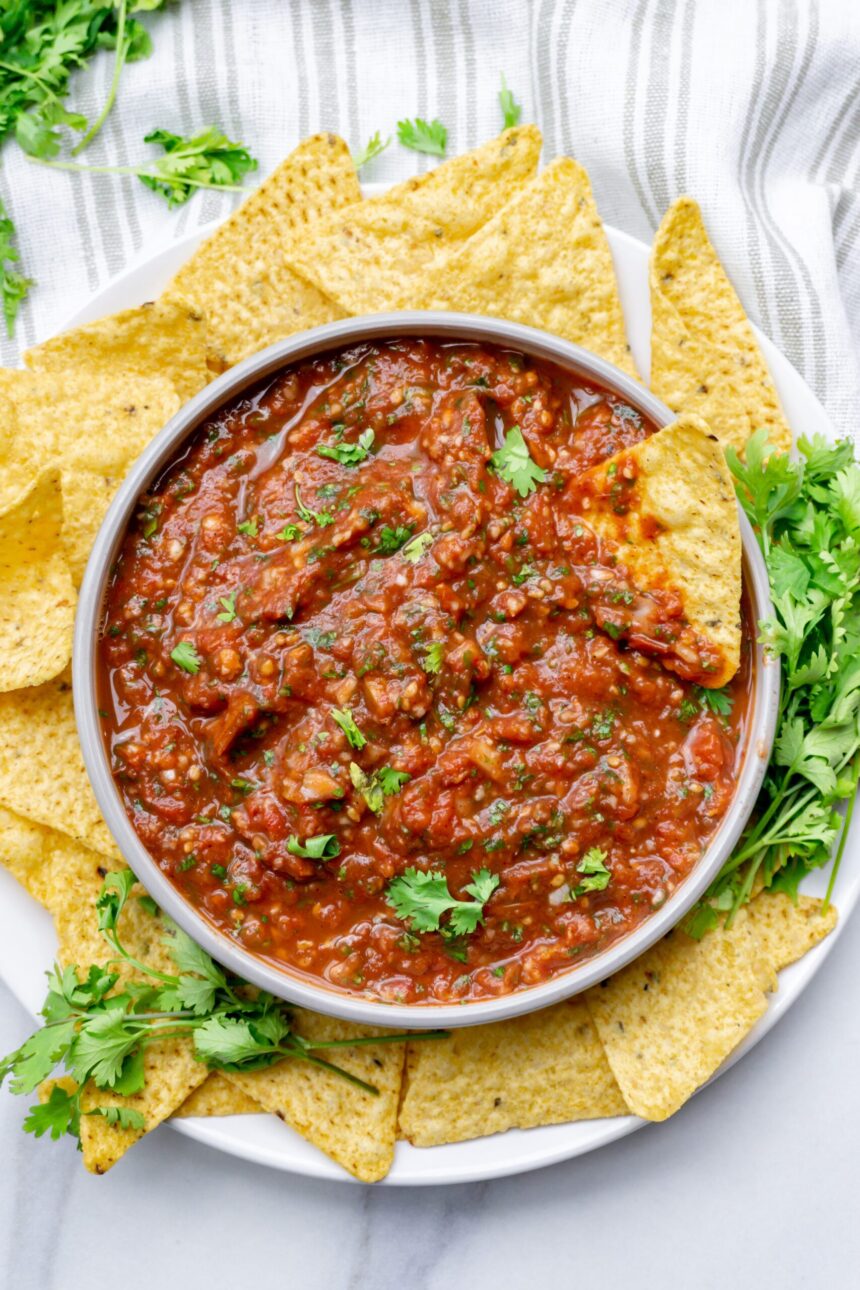 Salsa Fácil en 5 Minutos (Estilo Restaurante)