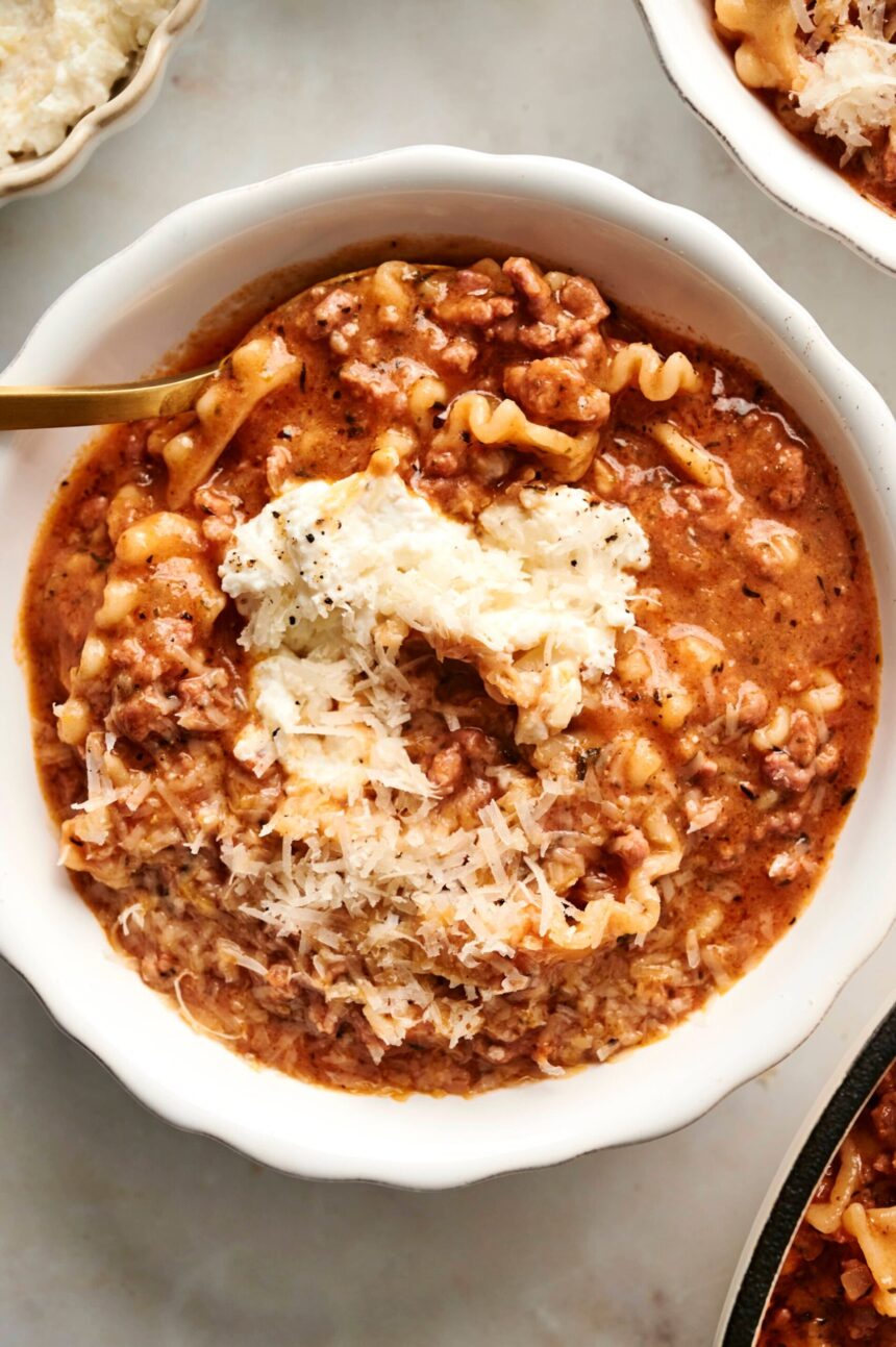 Sopa de Lasaña